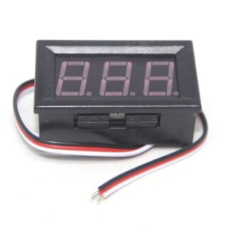 0.56″ 0-150V Three Wire LED Display Digital DC Voltmeter-RED