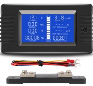 PZEM-015 DC 0-200V 50A Voltmeter Ammeter Car Battery Tester Capacity Resistance Electricity Voltage Meter